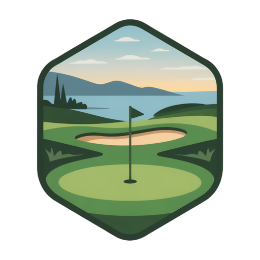 Lakeside golf course badge